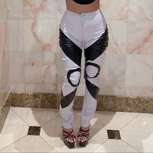 Matte Brand leather pants